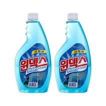 존슨 윈덱스 유리세정제 교체용, 660ml, 2개