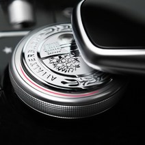 벤츠 GLE W166 컨트롤러 월계수 몰딩 AMG 스티커, 27mm (실버)