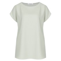 데일리 라운드 실키 캡소매 블라우스 DDA-WBL-0536-민트