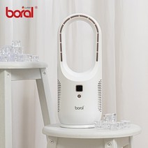 [23년신상] 보랄 무선 날개없는 선풍기 미니, SN-F305RC, 화이트