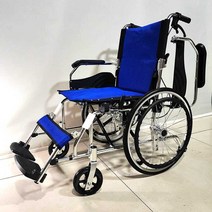 폼내서 장애인전동차 전동휠체어가격 장애인 어르신 노인전동차 휠체어 케어라인, 파란색