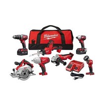 Milwaukee 밀워키 M18 7 PC 콤보 키트