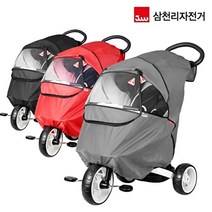 삼천리자전거_ 쥬시 트라이크 전용 바람막이, 블랙