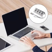 알루미늄 합금 USB 연장 허브 소형 480 MB/S 데이터 전송