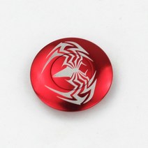 헤드셋 자전거 베어링 스레드리스 볼트가 있는 스템 탑 캡 커버는 28.6mm 1 18에 적용됩니다. 앞 포크 헤드 튜브 캡틴 아메리카 스파이더 로고 usa flag 5g, 붉은 거미