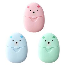 노 브랜드 150 pcs 여행 휴대용 일회용 박스형 비누 종이 거품 향이 나는 목욕 만들기 손을 씻는 깨끗한 sl, 1개