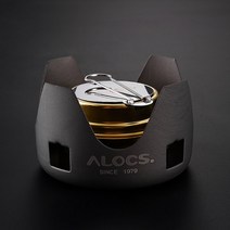 휴대용 초경량 알콜스토브 알콜버너 백패킹 캠핑 차박, A세트