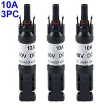 3pcs 광전지 퓨즈 다이오드 커넥터 10A / 15A 20A UL94-V0 IP67 호환 패널 인라인, 02 10A