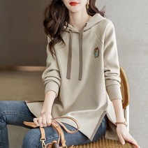 빌리즈빈 여성 옆트임 데일리 캐주얼 후드티 5360