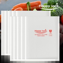 해피락 낱장타입 진공포장지 대형백 200장 28X36cm 타사 제품 호환