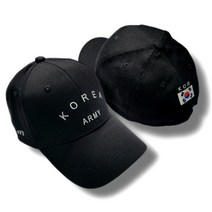 글램공식 남여공용 코리아아미 볼캡 모자 2개 구성 세트