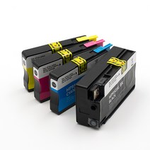 932XL / 933XL 호환잉크 대용량 HP OFFICEJET 6100 6600 6700PREMIUM 7110 7510 7610 7612, 1세트, 4개세트(검정+파랑+빨강+노랑)