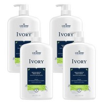 Ivory 아이보리 마일드 앤 젠틀 바디워시 알로에향 35oz(1.03L) 4팩