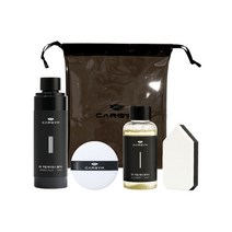 카짐 가죽 시트 코팅제 메인터넌스 레더포스3 플러스 관리제 100ml, 세트구성(클리너+관리제+전용패드)