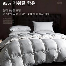 95% 구스다운 이불 코어 5성급 호텔용 보온 구스다운 이불솜 가을 겨울 두꺼운 구스다운 이불솜, 그레이