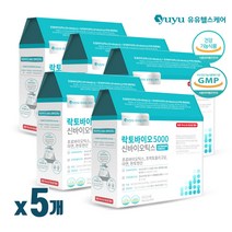 유유헬스케어 락토바이오 5000 신바이오틱스 유산균 (5gx300포/10개월분), 5개, 300g