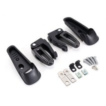 베스파 GTS300 용품 오토바이 뒷좌석 승객 페그 마운트 블랙 페달 GTS 300 gts300 gts 용 액세서리