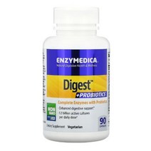 엔자이메디카 Amylase 아밀레이스 Protease 단백질분해효소 Glucoamylase 말테이스 프리바이오틱스 pre Pro biotics 90 캡슐
