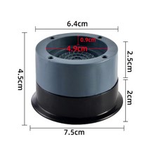 방진고무패드 고무발 스프링 진동 방지 2/4Pcs 조절 높이 세탁기 발 패드 방진 피트 냉장고 지원 댐퍼 스탠