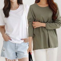 [아이엠수] 30수 반팔 긴팔 무지티셔츠