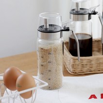오일병 내열유리 양념통 소스통 클립 원터치 참기름 간장 300ml, 클립 오일병 300ml