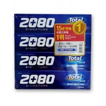 덴탈클리닉 2080 시그니처토탈블루 치약 4P 답례품 어린이집 생일 결혼식 돌잔치 유치원 선물 칠순 선생님 간식 승진 소규모 친구 영어 상품 첫돌