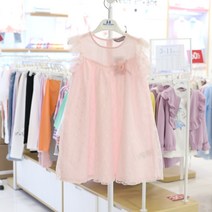 쁘띠앙팡 .여름파격세일~@@천사 같은 원피스 샤방샤방 고급스러움을 담은 러블리한 레이스 레이어드 PC미르 원피스