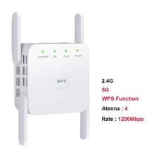 무선 라우터 공유기 AC1200 듀얼 밴드 와이파이 리피터 무선 범위 확장기 2.4G 5G 1200M 벽 앰프 부스터, 02 1200Mbps Version_02 미국 플러그
