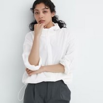 유니클로 재팬 여성 포켓터블 파카 휴대용 자켓 재킷 UV 자외선 차단 화이트 460892, XS
