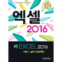 단계학습 엑셀 2016:기본 & 실무 프로젝트, 렉스미디어닷넷