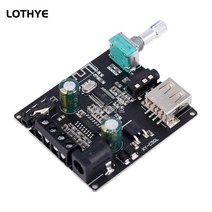 미니 소형 50Wx2 블루투스 5.0 무선 오디오 디지털 파워 앰프 스테레오 보드 Amplificador 3.5MM USB APP C, [01] Bare board only