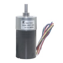 감속 기어 모터 속도조절 Jgb37-3650 DC 모터 전기 자동 커튼 감소 소형, 04 266 rpm_02 24V