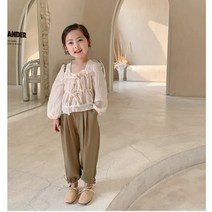 바로배송 아기명품 유아 키즈 딸룩코디 베이비 아기하객룩 주니어사이즈 프릴블라우스상하세트 여아 키즈상하패션 코디세트