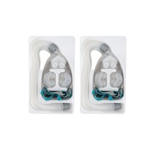 The Yeppin BMC P2 비강 베개 인터페이스 마스크 CPAP 자동 BiPAP S M L 세 가지 크기의 실리콘 쿠션, 02 2pcs P2_04 Add a auto BiPAP