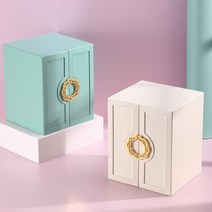 GOLD DECK 5단 서랍 쥬얼리 보관함 악세사리 정리함, 민트
