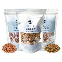 헬로우그린 건강차 세트 3종 (돼지감자차+옥수수차+보리차), 돼지감자차350g+옥수수차500g+보리차400g
