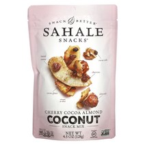 Sahale Snacks 스낵 믹스 체리 코코아 아몬드 코코넛 128g 3팩