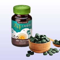 스피루리나효능 피부 항산화 영양제 하와이안 스피루리나 500mg 200정