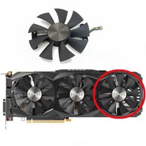 gtx980ti85mm 4 핀 GA91S2H GTX 980TI 쿨러 Zotac GeForce AMP 6 GB GTX980Ti ARCTICSTORM TITAN X 12, 03 1pcs
