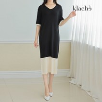 클라셰 KLACHE 톤온믹스니트원피스 CK2MOP029A