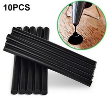 전기 접착제 총에 대 한 10 pcs 용융 접착제 스틱 자동차 덴트 페인트가없는 제거 수리 도구 열가소성 수지 접착제 자동차 접착제 스틱, 없음