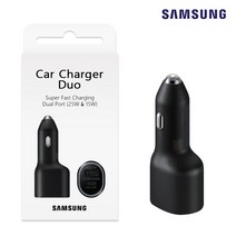 삼성전자 정품 40W 듀얼 포트 초고속 차량용 충전기 EP-L4020, 단품