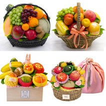 고품격 과일바구니 10종모음전(출산 병문안 예단), 01)과일바구니 1호-미니