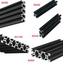 레이저조각기 레이저커팅기 2020 2040 2060 2080 20100 슬롯 알루미늄 EU 표준 양극산화 F CNC 3D 프린터 1 개, 9.150mm - 2060 V-Slot, 9.150mm - 2060 V-Slot