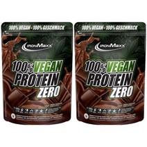 아이언맥스 프로틴 비건 제로 크리미 초코 500g 2팩 IronMaxx