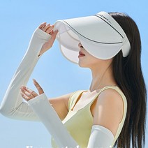 [랄라닷] 여성 썬캡 와이드 슬라이딩 선캡 여름모자 자외선차단모자 챙모자