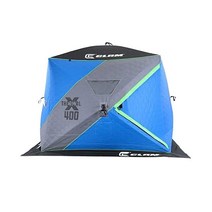 CLAM X 시리즈 휴대용 팝업 아이스 낚시 도구 열 허브 쉼터 텐트 앵커 스트랩과 운반 가방 포함, Prior Model - X400