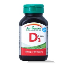 자미에슨 비타민D3 2500IU 180정x180mg