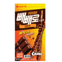빼빼로 크런키, 312g, 2개
