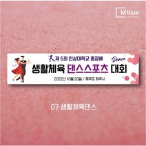 엠블루06 스포츠 배구 테니스 댄스스포츠 발레 요가 골프 피겨스케이트 복싱 폴댄스 축구 생활체육 동호회 회원모집 대회 행사 현수막, 7_생활체육댄스